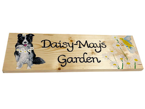 Border Collie Dog Sign
