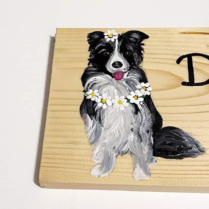 Border Collie Dog Sign