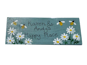 Daisies & Bees Sign
