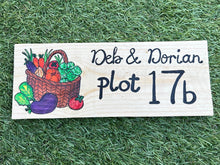 Load image into Gallery viewer, Vegetable Basket Sign
