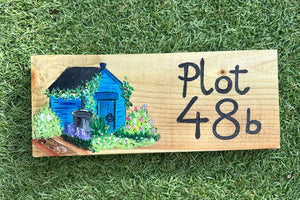 Blue Shed Garden Sign