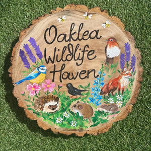Wild Birds & Woodland Animals Wood Slice