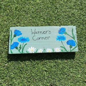 Cornflower & Daisy Sign