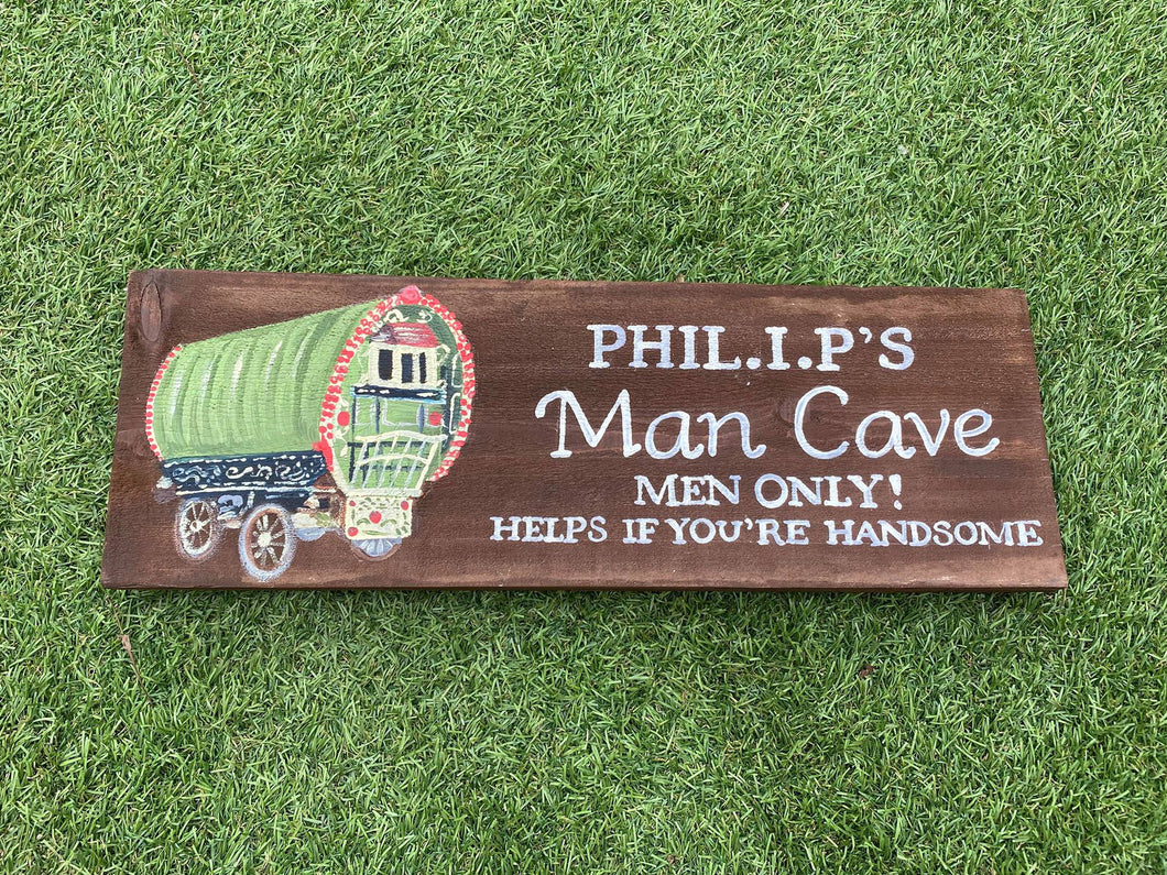Gypsy Caravan House Name Sign