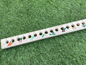 1 Metre Veg Sowing Ruler