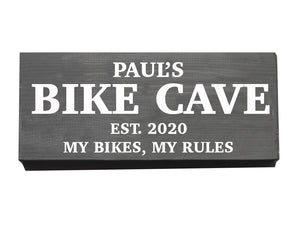 Bike Cave Sign