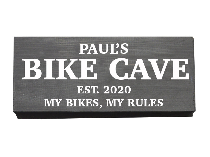 Bike Cave Sign