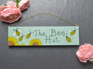 Sunflower & Bees Garden Sign