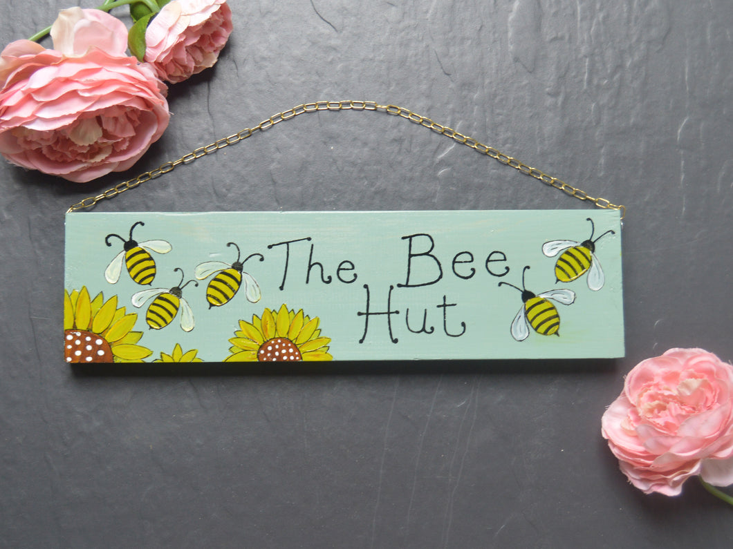 Sunflower & Bees Garden Sign