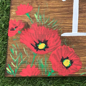 Wild Flowers House Name Sign