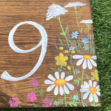 Load image into Gallery viewer, Wild Flowers House Name Sign
