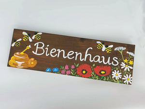 Bees & Wildflowers House Sign