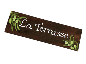 Olive House Name Sign