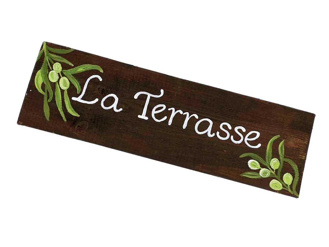 Olive House Name Sign
