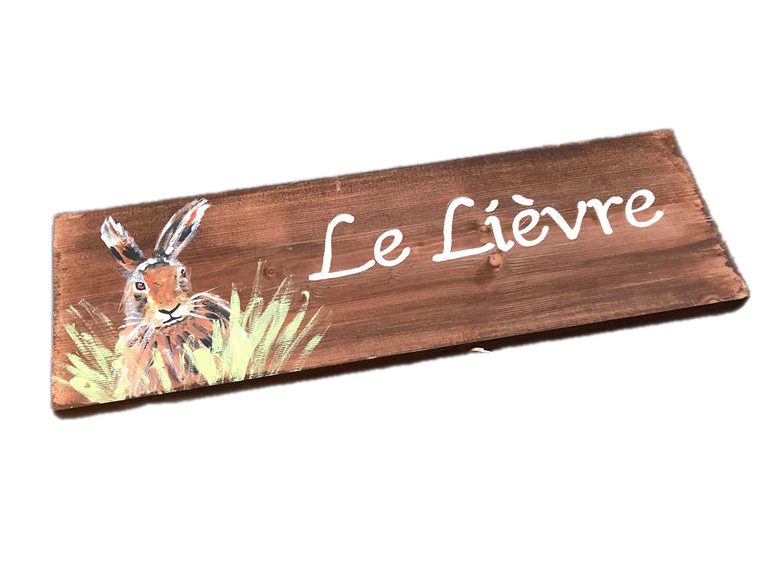 Hare House Name Sign