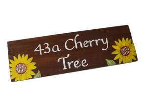 Sunflower House Name Sign